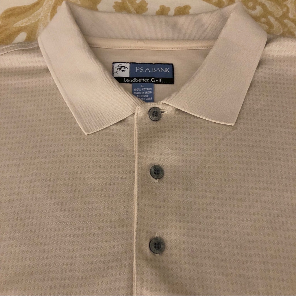 Jos A Banks Leadbetter Golf Polo Top